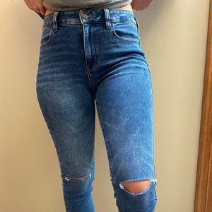 American Eagle Ripped Skinny Jeans